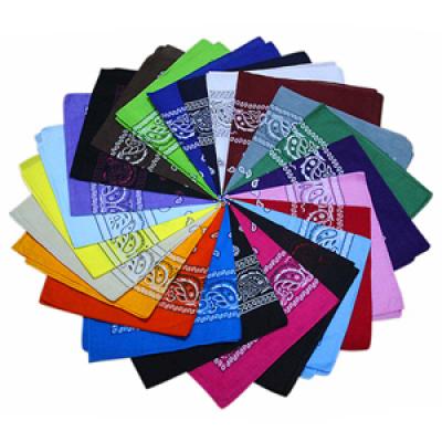 100% Cotton Imprinted Bandana