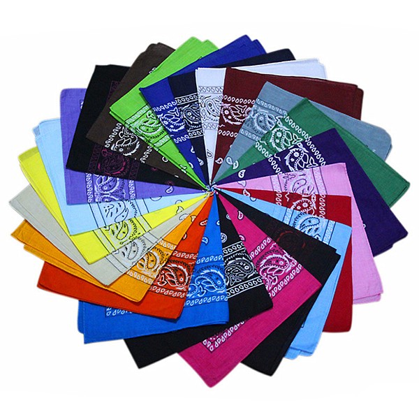 100% Cotton Imprinted Bandana