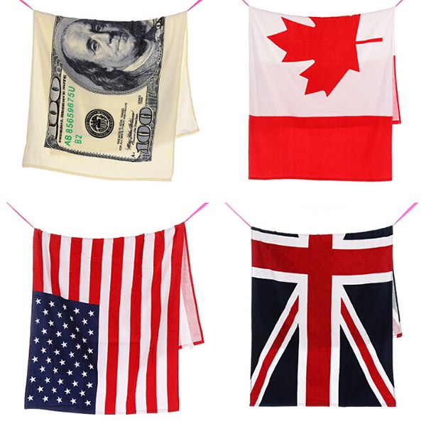 American Flag Beach Towel