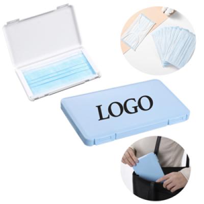 Mask Holder Box Set with 5 Disposable Masks