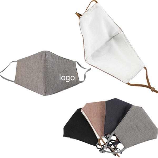 Polyester and Cotton 3ply Anti Dust Mask