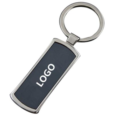 Rectangular Metal Keychain
